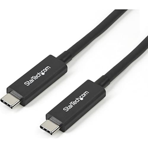 StarTech.com 1m Thunderbolt 3 Kabel - USB-Typ-C-Ladekabel - 40 Gbit/s Thunderbolt 3 Kabel - USB-C auf USB-C-Kabel - Thunderbolt-3-USB-C-Kabel - TB3-Kabel (TBLT3MM1MA)