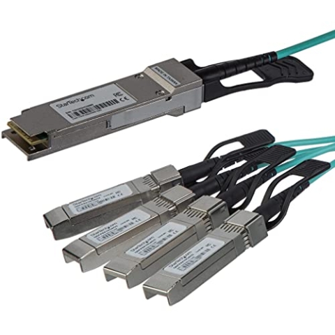 StarTech.com 7m Cisco QSFP-4X10G-AOC7M kompatibel - QSFP+ Breakout Kabel - QSFP+ auf 4x SFP+ - 40G AOC Kabel