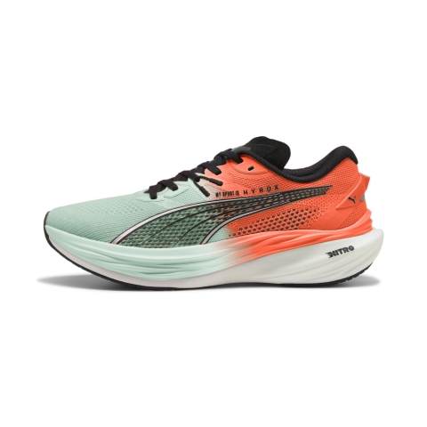 Puma x HYROX Deviate NITRO™ 3 Laufschuhe Herren | Glowing Red/Mint Melt | Größe: 47