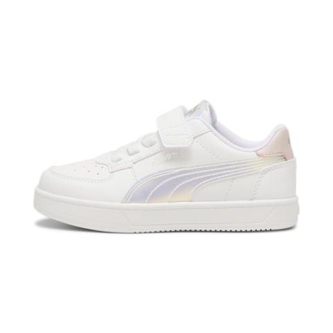 Puma Caven 2.0 Holo Sneakers Kinder Schuhe | White/Mauve Mist/Silver | Größe: 31