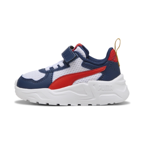 Puma Trinity Lite Sneakers Baby Schuhe | White/Fierce Red/Persian Blue | Größe: 26