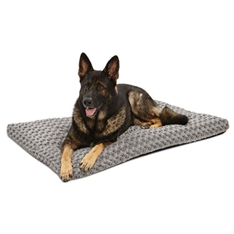 MidWest Homes for Pets Modell 40648-SGB Haustierbett, Ombré-Wirbel, kuschelig, 122 cm lang, für Mini-Hunderassen/Katzen; grau