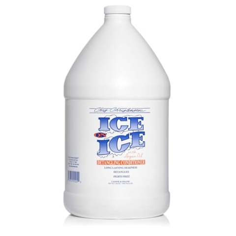 Chris Christensen Ice On Ice Conditioner - Entwirrung und Glanz für das Haar | Professionelle Haarpflege, 3,8L