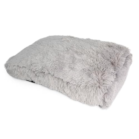 Duvo+ Snug Rechteckiges Bett Hellgrau XL - 116x84x21cm