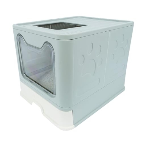 M-PETS - Toilettenhaus Sile Top - Grau - 51 x 41 x 12,5 cm