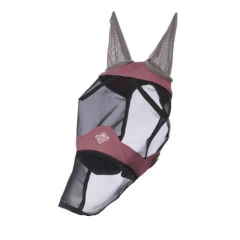 LeMieux Visor-Tek Full Fliegenmaske, Pfingstrose, XL