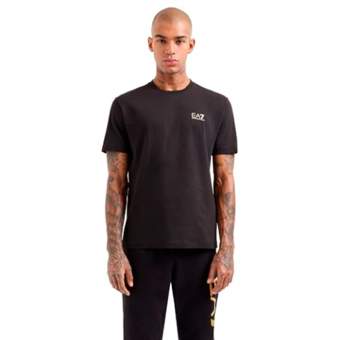 EA7 7M000567 AF10375 Camisetas Manga corta Hombre Negro