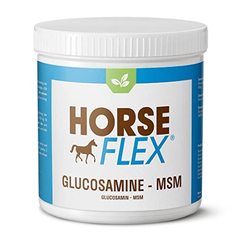 Horse Flex Glucosamin-MSM Pulver für Pferde zur Unterstützung der Gelenke und Hufe - 1000 Gramm