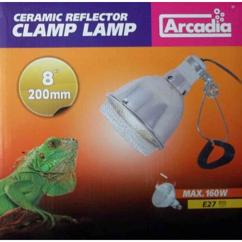 Ardacia ARM160X Reflektor- Klemmleuchte Lampe, 20 cm