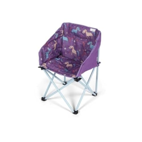Fauteuil pliant - KAMPA - Mini Tub Chair Unicorns - Pour enfant - Mauve
