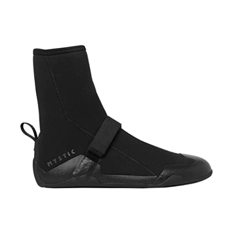 Mystic Watersports – Surf KiteSurf & Windsurfing Ease 3 mm Runde Zehenpartie Neoprenanzug Stiefel – Schwarz – GBS (geklebte Blindnähte)