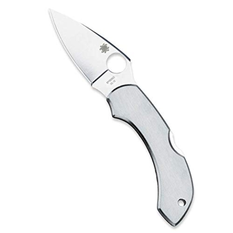 Spyderco Unisex – Erwachsene, Taschenmesser, Dragonfly, Klappmesser, Taschenclip, Lockback, Gray, normal, SC28P