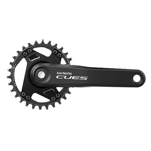 SHIMANO Unisex – Erwachsene Cues FC-U4000-1 Kurbelgarnitur, Schwarz, 175 mm