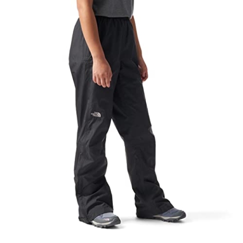 THE NORTH FACE - Resolve Wanderhose Damen - Regular Fit - wasserdichte Trekkinghose, Schwarz, M