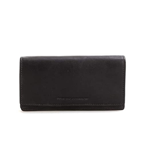 Spikes & Sparrow Leder RFID Geldbörse Kentucky, Schwarz
