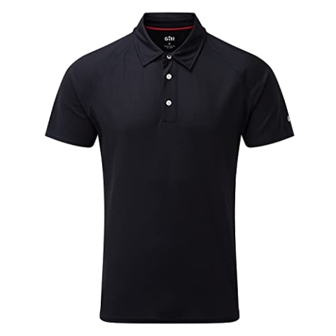 Gill Herren UV Tec Polo Top Navy - Leichter UV-Sonnenschutz und SPF-Eigenschaften