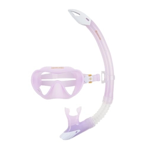 Aqualung Combo Nabul - Tauchmaske + Schnorchelset für Erwachsene mit 180° Sicht, UV-Schutz, beschlagfreien und auslaufsicheren Gläsern, ideal für Unterwassertauchen, Wassersport und Schnorcheln.