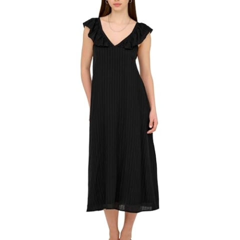 JDY Aurora Midi Kleider Damen - L