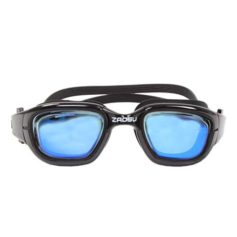 ZAOSU optische Schwimmbrille Blaze Mirror | verspiegelte Schwimmbrille, Sehstärke:-4.0, Farbe:blau