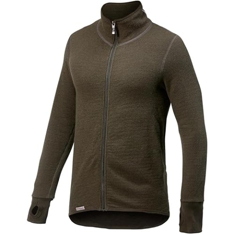 Woolpower Full Zip Jacket 400, XXL, Pine Green,pine green,XXL