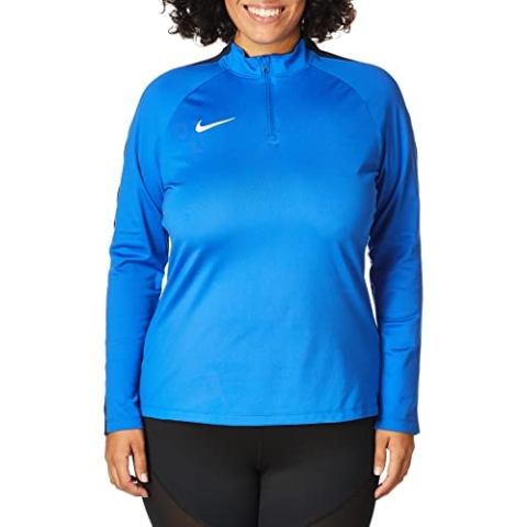 Nike Damen Dry Academy 18 Drill Langarmshirt, Royal Blue/Obsidian/White, L