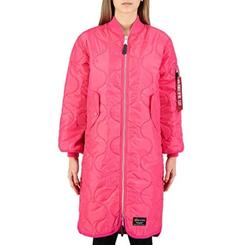 Alpha Industries MA-1 ALS Coat Wmn Winterjacke für Damen Magenta