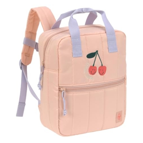 LÄSSIG Little Gang Mini Square Backpack Cherry Peach