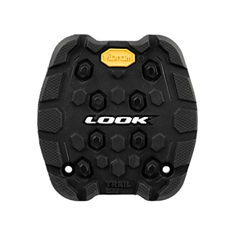 LOOK Cycle - Activ Grip Trail Pad - Kompatibel mit Trail Grip Flat Pedalen - Anti-Rutsch Technologie mit Innovativer Grip Gummi Oberfläche - Außergewöhnliche Griffigkeit - Schwarz