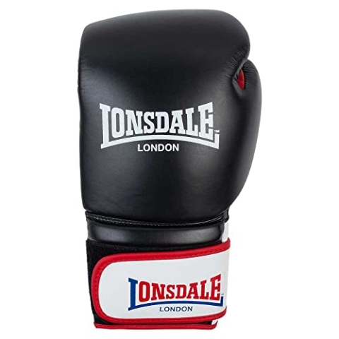 Lonsdale Unisex-Adult WINSTONE Equipment, Black/White/Red, 12 oz