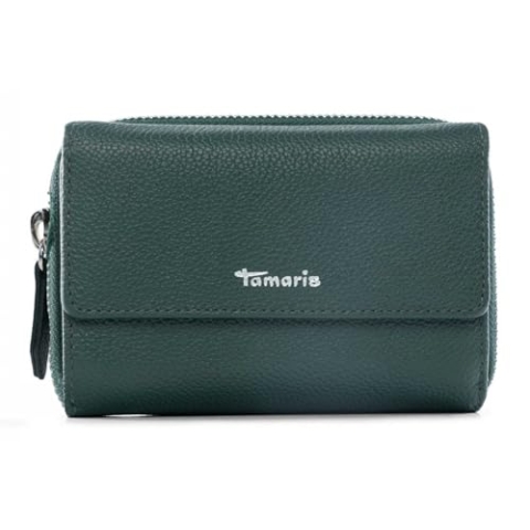 Tamaris Amanda Zip Around Wallet DarkGreen
