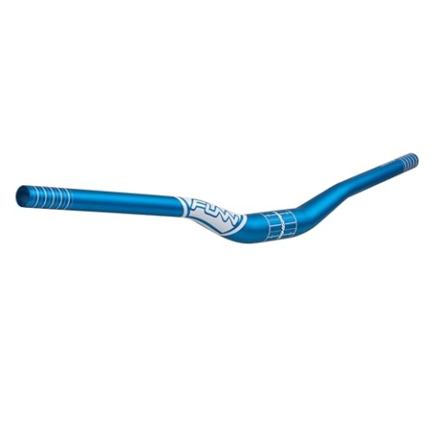 Funn Kingpin Mountainbike-Lenker mit Lenkerklemme 35 mm und Breite 785 mm, robuster und leichter Legierungs-Riser-Lenker für MTB, BMX und Rennrad, Erhöhung 30 mm (blaue)