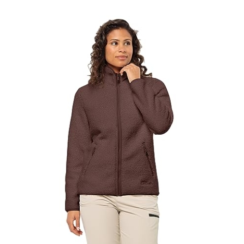 Jack Wolfskin Damen High Curl Jacket W Fleece-Jacke, Boysenberry, S