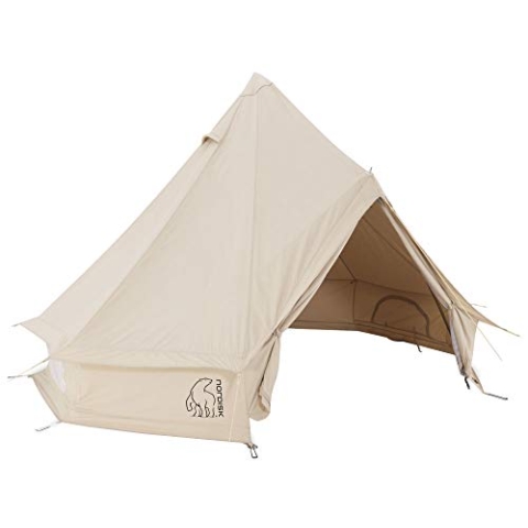 Nordisk Asgard Glockenzelt, Campingzelt, Beige (Natur), 400 x 375 x 250 cm
