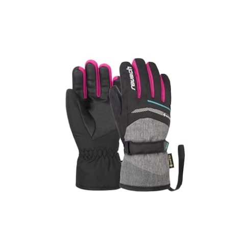 Reusch Kinder Handschuhe Bolt GTX Junior Blck/Blck melang/pink glo 6