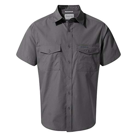 Craghoppers Herren Kiwi-Kurzarmhemd Wander-Shirt, Ombre Blue, 3XL EU