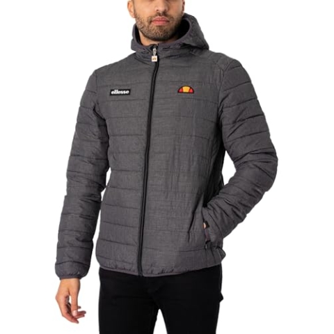 ellesse Herren Lombardy Jacke, Dunkelgrau (Dark Grey Marl), S EU