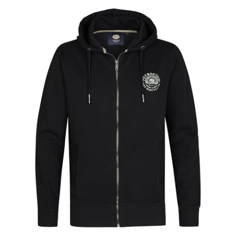 Petrol Industries - Bequemer Strickjacke Nauticbay Schwarz M