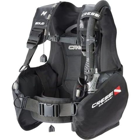 Cressi Tauchjackets Gute Tarierung Solid Dive Center Edition, Schwarz, L, JIC741703