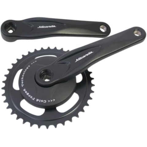 Miranda 38T Crankset Alpha 1 170 mm schwarz