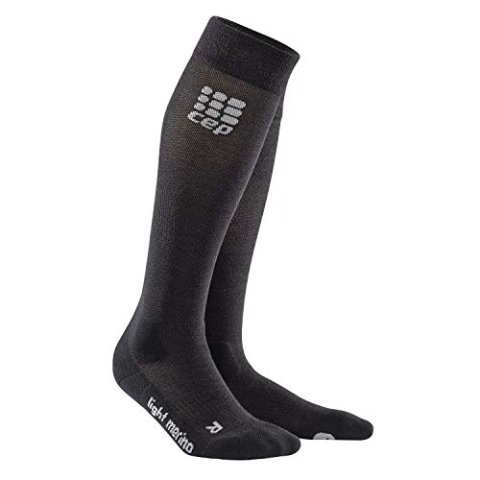 CEP – Hiking Light Merino Socks für Damen | Lange atmungsaktive Wandersocken Lava Stone | Größe II