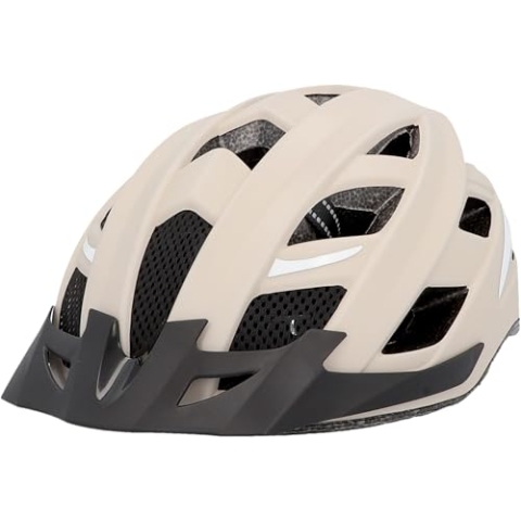 FISCHER Dallas Fahrradhelm, Kunststoff, beige, S/M, 52-59 cm