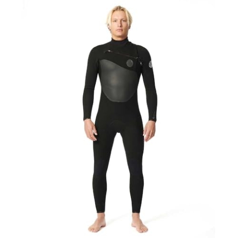 RIP CURL FLASHBOMB 4/3 Chest Zip Full Suit 2024 Black, XL