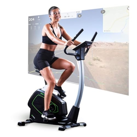 Christopeit Sport Ergometer Heimtrainer Eco 1000 - Generator, Magnet-Bremssystem, USB, Kinomap-App, bis 150kg Gewicht
