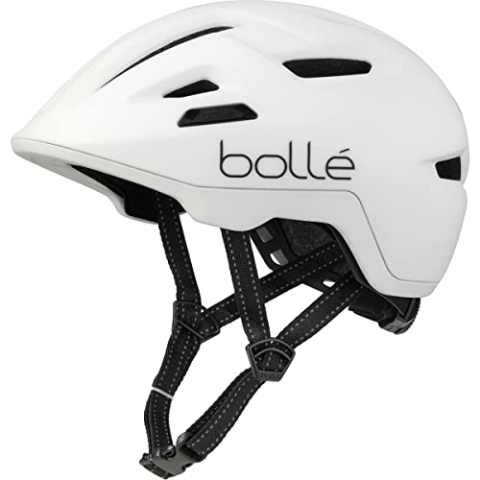 Bollé - Stance, White Matte, No Lens Reference, Small, Bike Helmets, Unisex, Adult