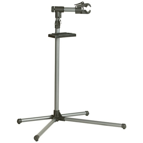 FISCHER Fahrradmontageständer Profi | Reparaturständer | bis 30kg Tragkraft | klappbar und höhenverstellbar | stabil mit festem Stand