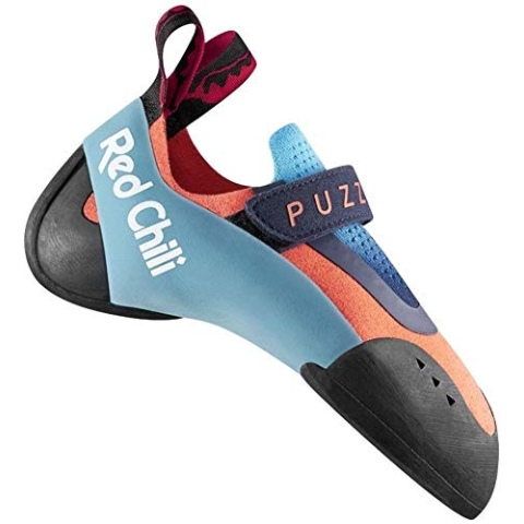 Red Chili Puzzle Kletterschuhe Kinder türkis/rot