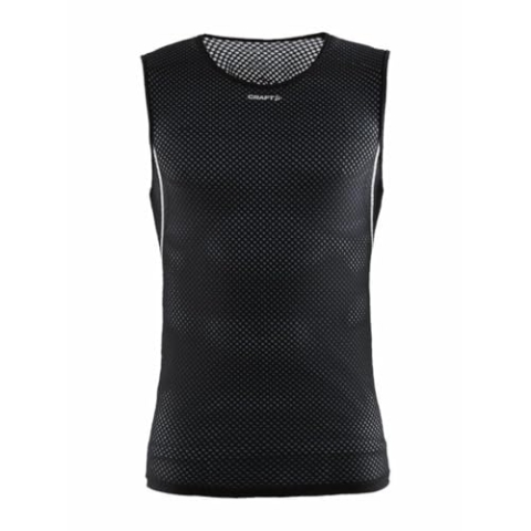 Craft Cool Mesh Superlight SL M | Funktionsshirt Herren ärmellos | Gr. XS, Schwarz | Mesh Top | perfekte Belüftung & Kühlung | superleichte Activewear für Herren | Baselayer Herren