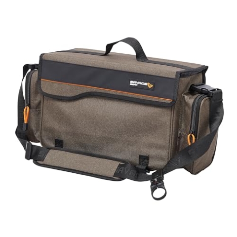 Savage Gear Specialist Shoulder Köder Tasche - Kompakte Angel-Umhängetasche mit UV-geschützten Köderboxen, ergonomischem Tragegurt, perfekt für Mobile Angler, Boots- und Uferangeln 16L