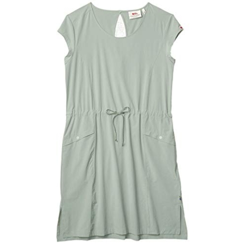 Fjällräven Damen High Coast Lite Dress W Kleider, Salbeigrün, L EU