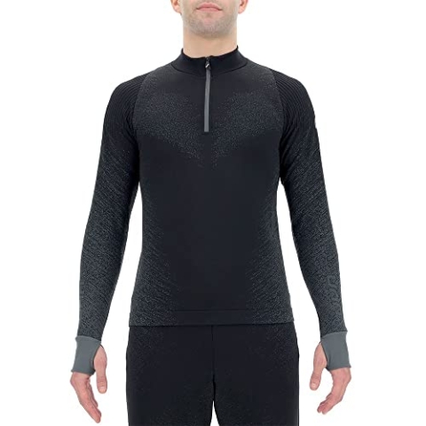 UYN Herren Exceleration Sweatshirt, Black/Cloud, XL
